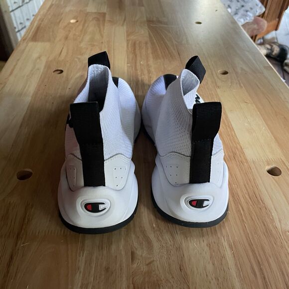 Champion Shoes Sneaker KT Rally Sock Style Slip On Script Spellout Womens 6W - Picture 4 of 7